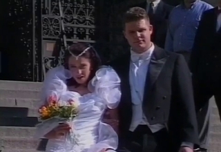 Bride and her father fuck in the limo