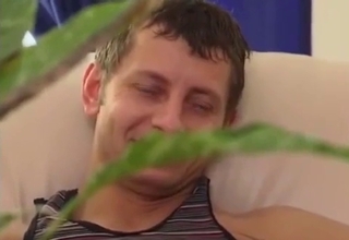 Blond-haired Russian mommy fucked